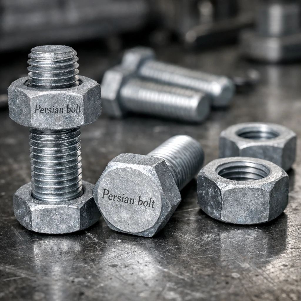 پیچ و مهره گالوانیزه گرم پرشین بولت